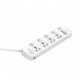 Сетевой фильтр LDNIO Universal SC4408 4 розетки 4*USB 5V/3.4A Портов 2 м