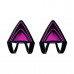 Накладные кошачьи ушки на гарнитуру Razer Kitty Ears for Kraken - Neon Purple