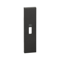 Лицевая панель Bticino KG10C Living Now USB зарядки 1 модуль черный