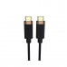 Интерфейсный кабель Duracell USB7030A USB-C to USB-C Черный
