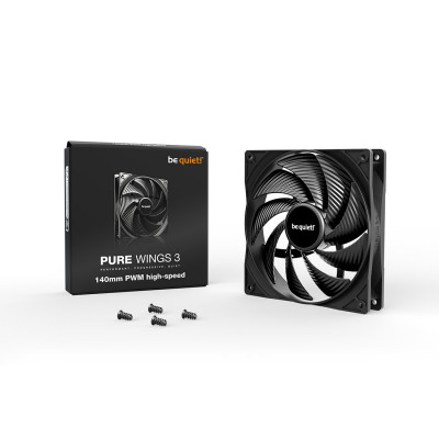 Вентилятор для компьютерного корпуса Bequiet! Pure Wings 3 140mm PWM high-speed