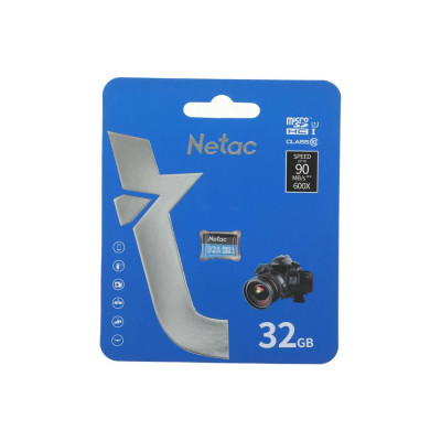 Карта памяти Netac NT02P500STN-032G-S U1/C10 32GB