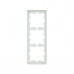 Рамка MERTEN MTN4030-6535 D-Life 3 постовая белый лотос