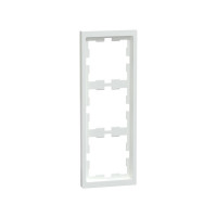 Рамка MERTEN MTN4030-6535 D-Life 3 постовая белый лотос