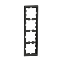 Рамка MERTEN MTN4040-6534 D-Life 4 постовая антрацит