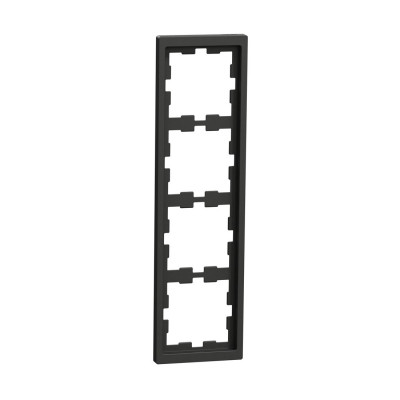 Рамка MERTEN MTN4040-6534 D-Life 4 постовая антрацит