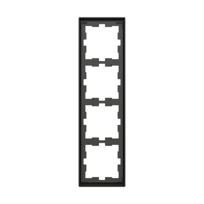 Рамка MERTEN MTN4040-6534 D-Life 4 постовая антрацит