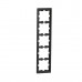 Рамка MERTEN MTN4050-6534 D-Life 5 постовая антрацит