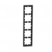 Рамка MERTEN MTN4050-6534 D-Life 5 постовая антрацит