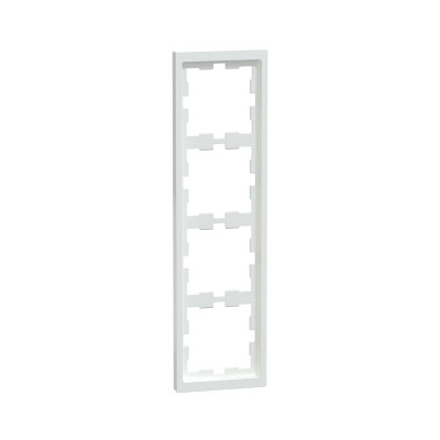 Рамка MERTEN MTN4040-6535 D-Life 4 постовая белый лотос