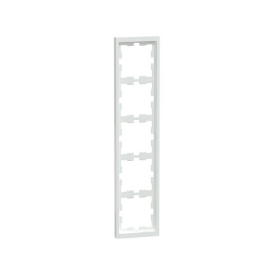 Рамка MERTEN MTN4050-6535 D-Life 5 постовая белый лотос