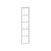 Рамка MERTEN MTN4050-6535 D-Life 5 постовая белый лотос