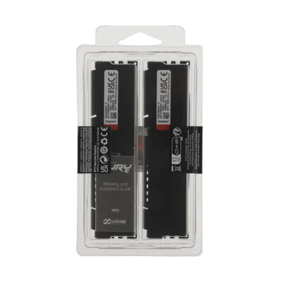 Комплект модулей памяти Kingston FURY Beast Black KF560C36BBE2K2-32 DDR5 32GB (Kit 2x16GB) 6000MHz