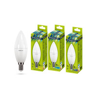 Эл. лампа светодиодная Ergolux LED-C35-9W-E14-6K, Дневной