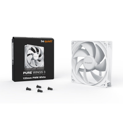 Вентилятор для компьютерного корпуса Bequiet! Pure Wings 3 120mm PWM White