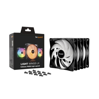 Вентилятор для компьютерного корпуса Bequiet! Light Wings LX 120mm PWM high-speed Triple pack