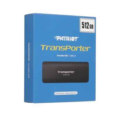 Внешний SSD диск Patriot TRANSPORTER PTP512GPEC 512GB Черный