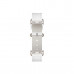 Сменный кожаный браслет для Xiaomi Smart Band 9 Ceramic White