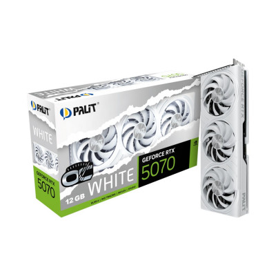 Видеокарта PALIT RTX5070 WHITE OC 12GB (NE75070U19K9-GB2050W) Видеокарта PALIT RTX5070 WHITE OC 12GB (NE75070U19K9-GB2050W)