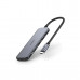Мультифункциональный адаптер Ugreen CM219/50985 USB3.0A 4 в 1 Серый