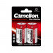 Батарейка CAMELION Plus Alkaline LR20-BP2 2 шт. в блистере