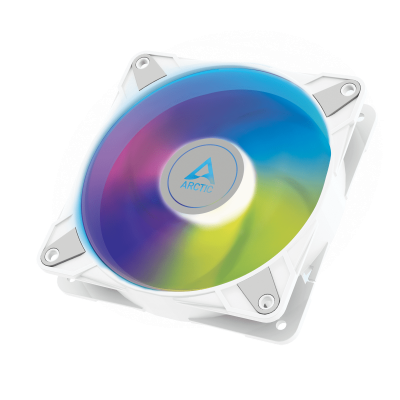 Кулер для корпуса ARCTIC P12 PWM PST A-RGB (White), ACFAN00254A, 12cm, 200-2000rpm, 4Pin, Fluid Dyn.