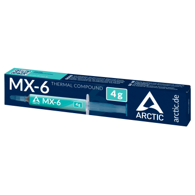 Термопаста ARCTIC MX-6, ACTCP00080A, 4g, 2.6g/cm3, шприц