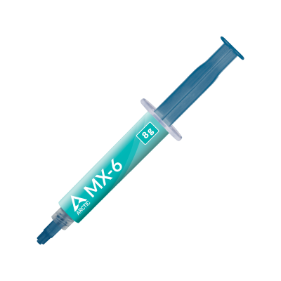 Термопаста ARCTIC MX-6, ACTCP00081A, 8g, 2.6g/cm3, шприц