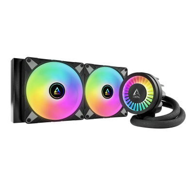 Водяное охлаждение ARCTIC Liquid Freezer III - 280 A-RGB(Black), ACFRE00143A, S1851/1700/1200/AMD4/5