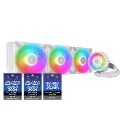 Водяное охлаждение ARCTIC Liquid Freezer III - 420 A-RGB(White), ACFRE00153A, S1851/1700/1200/AMD4/5