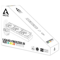Водяное охлаждение ARCTIC Liquid Freezer III - 420 A-RGB(White), ACFRE00153A, S1851/1700/1200/AMD4/5