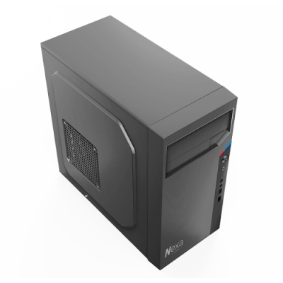 Компьютерный корпус Nexa Lite NL6505, Без БП, 2xUSB2.0, Black, mATX