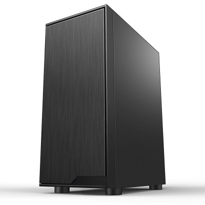 Компьютерный корпус Huntkey GS400C, Без БП, 0.5mm, 2xUSB2.0, 1xUSB3.0, HD-Audio, ATX/mATX, Black