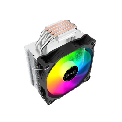 Кулер для процессора Huntkey Storm T400, ARGB, S1851/1700/1200/AM4/AM5, 180W, 800-1800rpm, 4pin
