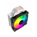 Кулер для процессора Huntkey Storm T400, ARGB, S1851/1700/1200/AM4/AM5, 180W, 800-1800rpm, 4pin