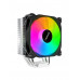 Кулер для процессора Huntkey Storm T400, ARGB, S1851/1700/1200/AM4/AM5, 180W, 800-1800rpm, 4pin
