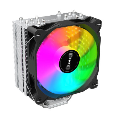 Кулер для процессора Huntkey Storm T600, ARGB, S1851/1700/1200/AM4/AM5, 200W, 800-1800rpm, 4pin