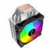 Кулер для процессора Huntkey Storm T600, ARGB, S1851/1700/1200/AM4/AM5, 200W, 800-1800rpm, 4pin