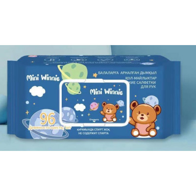 Влажные салфетки MiniWinnie (Большие) 96 шт / уп