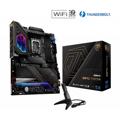 Материнская плата ASRock Z890 TAICHI LGA1851 4xDDR5 4xSATA 6xM.2 HDMI Type-C ATX