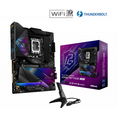 Материнская плата ASRock Z890 RIPTIDE WIFI LGA1851 4xDDR5 4xSATA 5xM.2 HDMI Type-C ATX