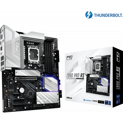 Материнская плата ASRock Z890 PRO RS LGA1851 4xDDR5 4xSATA 4xM.2 HDMI DP Type-C ATX