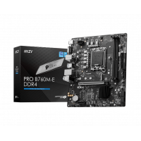 Материнская плата MSI PRO B760M-E DDR4 LGA1700 2xDDR4 4xSATA3 M.2 VGA HDMI mATX