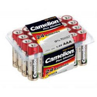 Батарейка CAMELION Тип батареи AAA (Мизинчиковая) Plus Alkaline AAA 1.5V 1250 mAh 24 шт., LR03-PB24
