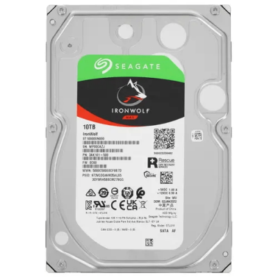 Жесткий диск для NAS систем 10Tb HDD Seagate IronWolf SATA 6Gbit/s 3.5