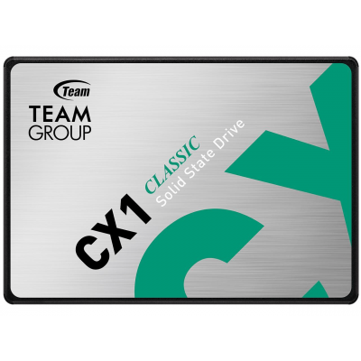 Твердотельный накопитель  480GB SSD TeamGroup CX1  2.5” SATA3 R530Mb/s, W470MB/s T253X5480G0C101