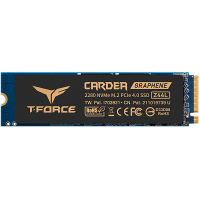 Твердотельный накопитель  250GB SSD TeamGroup T-FORCE Z44L M.2 GEN4 R3300/W1400MB/s TM8FPL250G0C127
