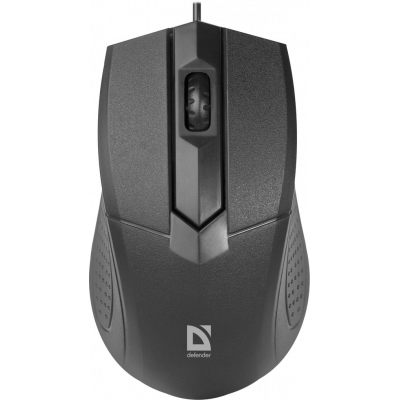 Мышь проводная Defender Classic MB-270 (Черный), USB 2кн, 1кл-кн, коробочка, НОВИНКА!