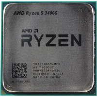 Процессор AMD Ryzen 5 3400G 3,7ГГц (4,2ГГц Turbo) AM4, 12nm, 4/8/11, L2 2Mb, L3 4Mb, 65W, OEM