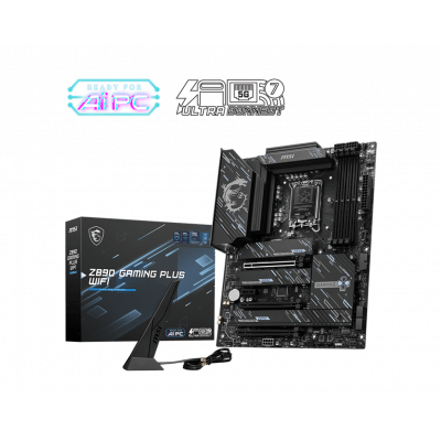 Материнская плата MSI Z890 GAMING PLUS WIFI LGA1851 4xDDR5 6xSATA3 RAID 4M.2 HDMI DP ATX